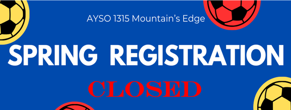 Spring Registration is Closed